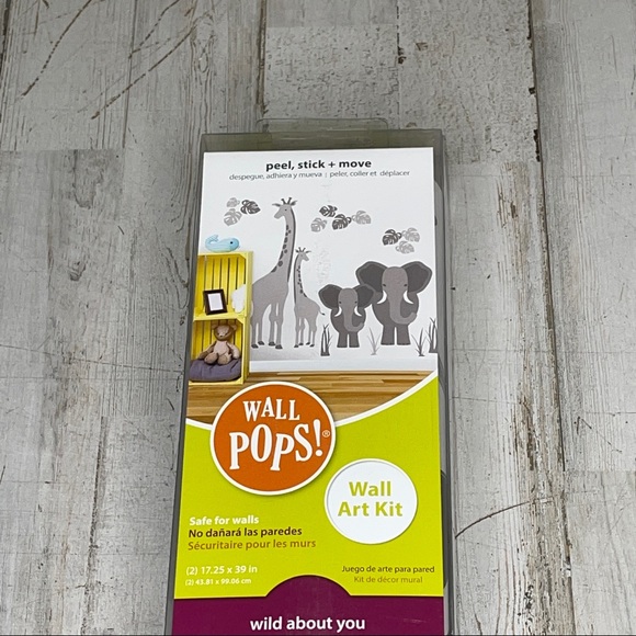 WallPops! Safari Kingdom Wall Art Kit - Picture 6 of 7